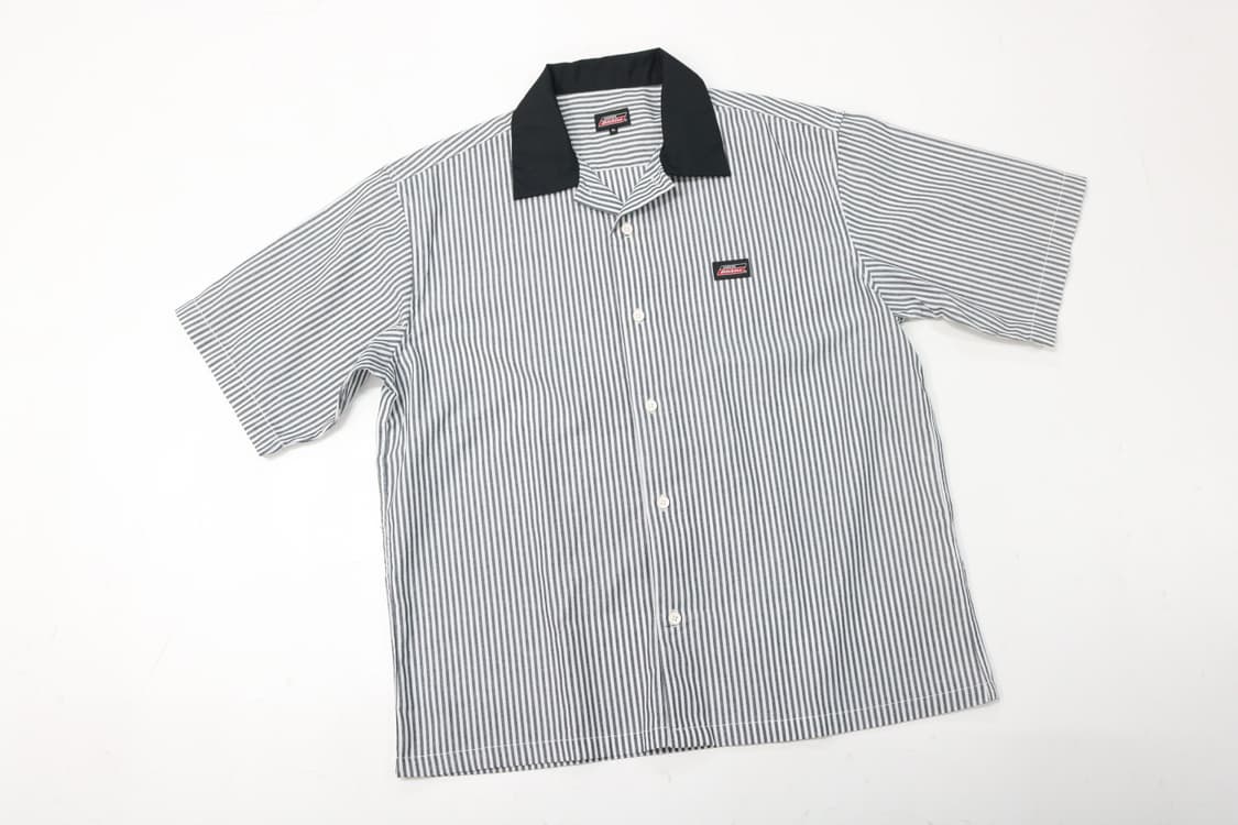 Dickies 디키즈 빈티지 히코리 스트라이프 오픈칼라 워크 셔츠 2L 상품이미지2
