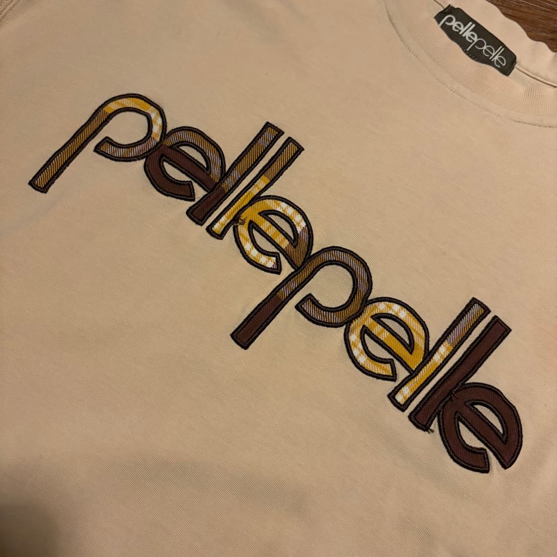 PELLE PELLE 패치워크 반팔 티셔츠 상품이미지3