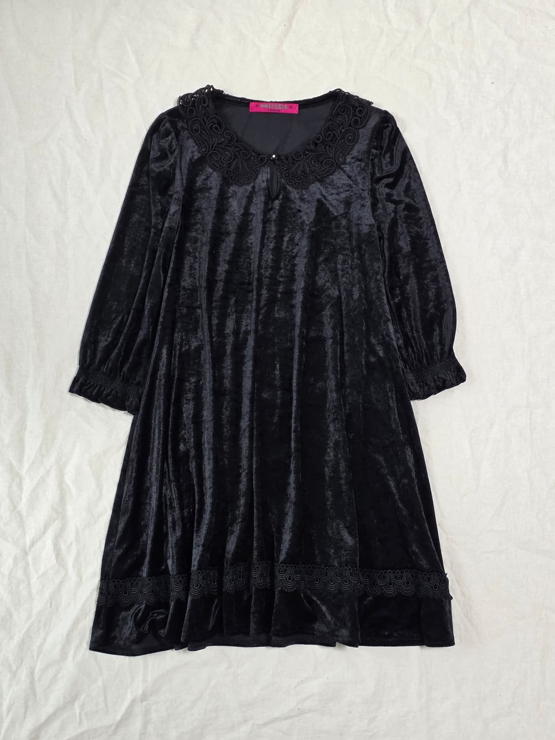 안나수이 돌리걸 일본빈티지 블랙 원피스 상품이미지1