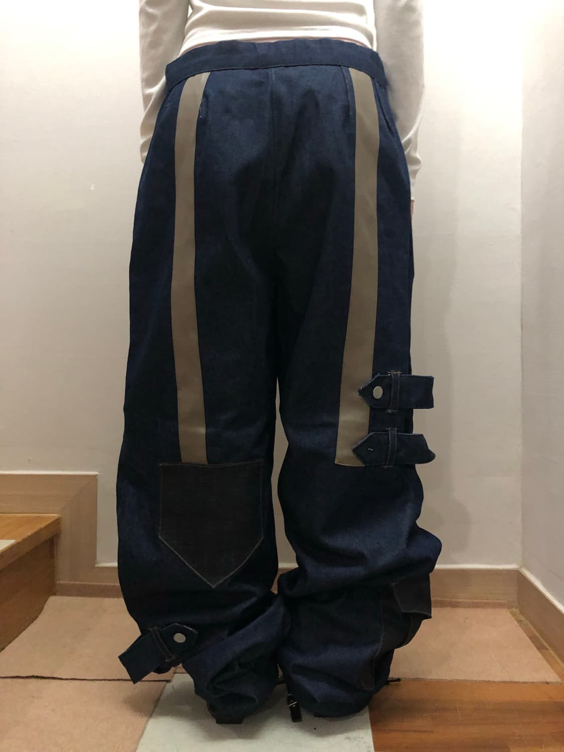 빈티지 아방가르드 데님 팬츠 상품이미지7