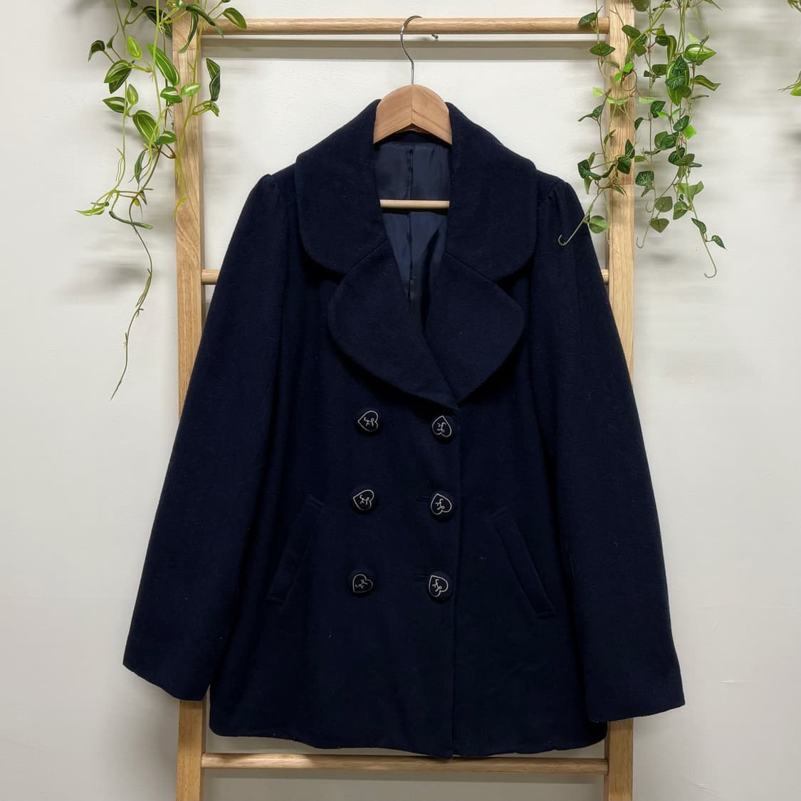 JPN/ 더블코트 모리걸더블코트 러블리코트 모리걸코트 숏코트 모리룩반코트 상품이미지5