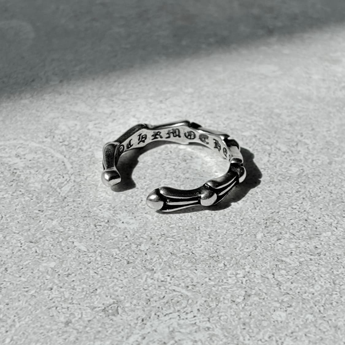 Oribell 크롬 조인트 링크 925실버 오픈링 슬림 반지 상품이미지6