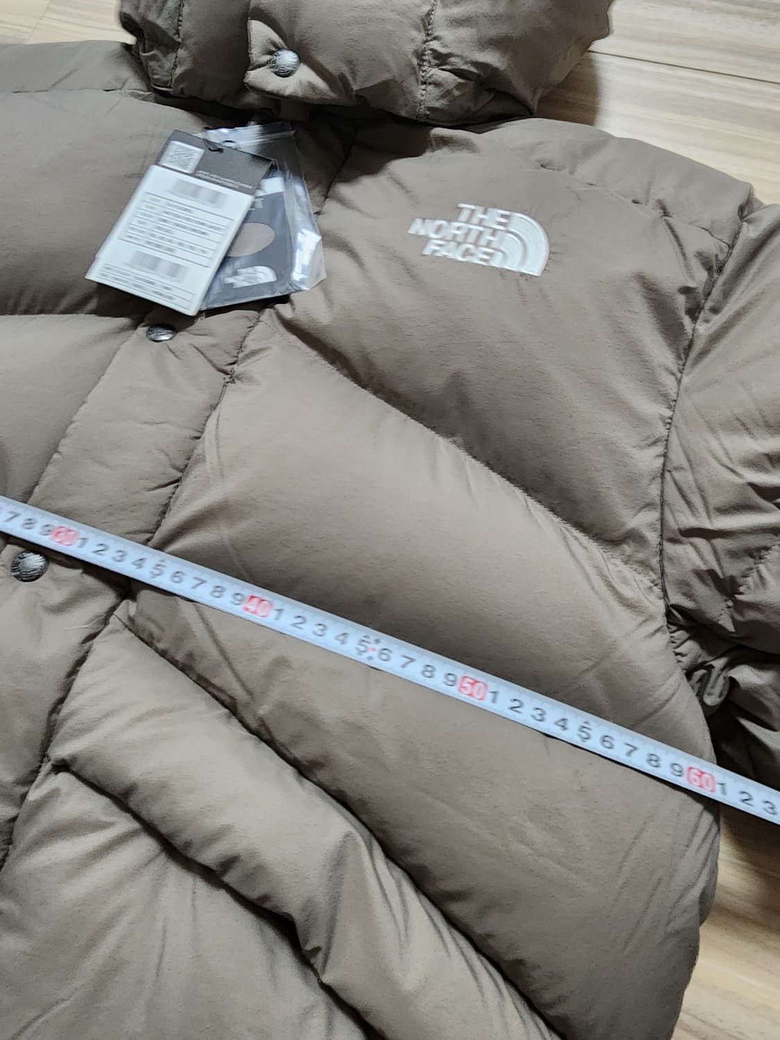 노스페이스에어피크다운점퍼패딩xl베이지브라운 상품이미지7