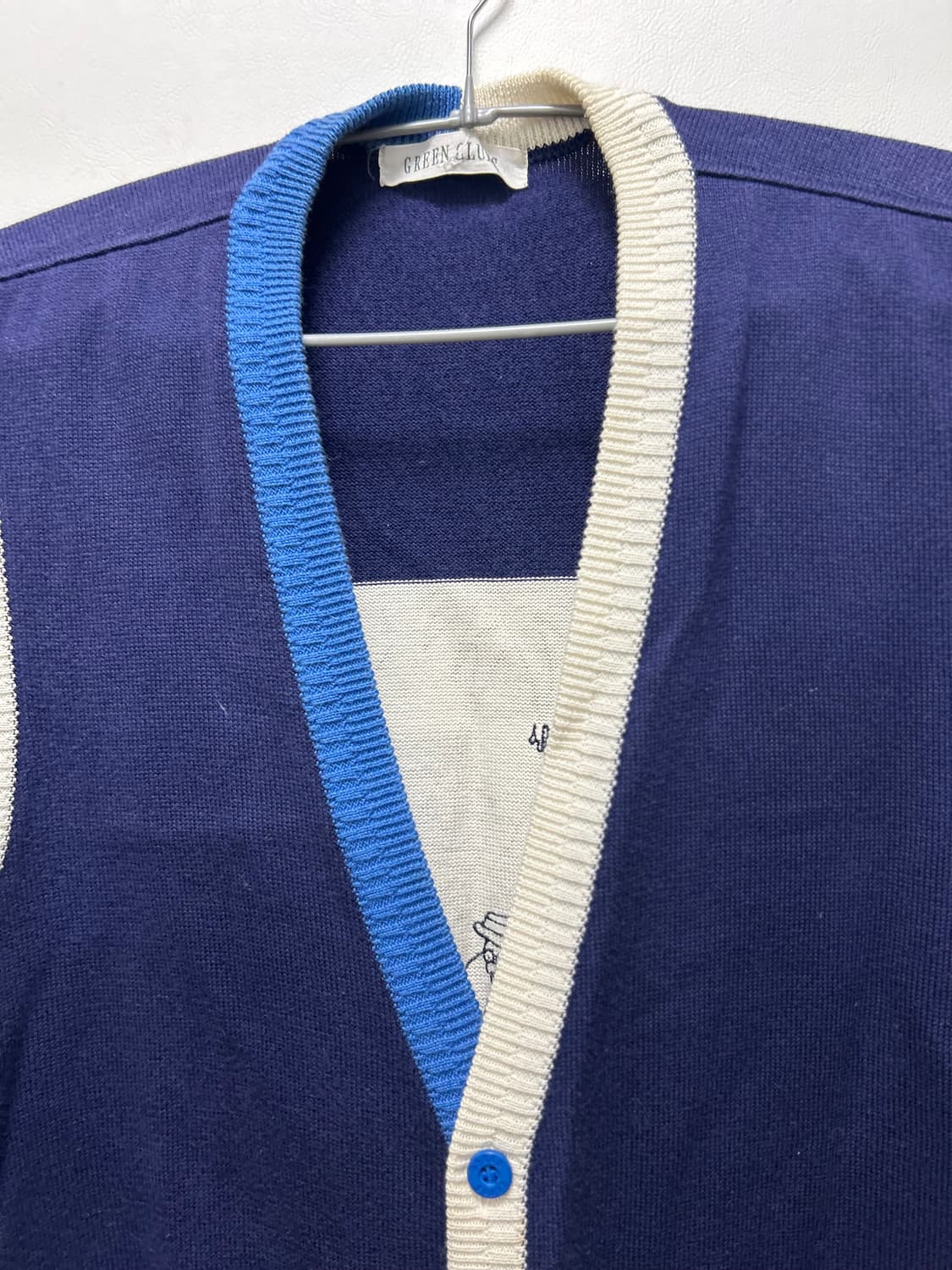 그린클럽 니트조끼 (made in Japan) 상품이미지4