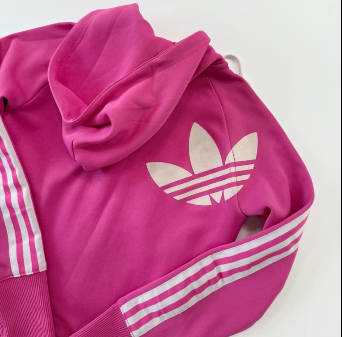 🩷대장급🩷아디다스 파이어버드 빅로고 핫핑크 후드집업🩷 상품이미지2