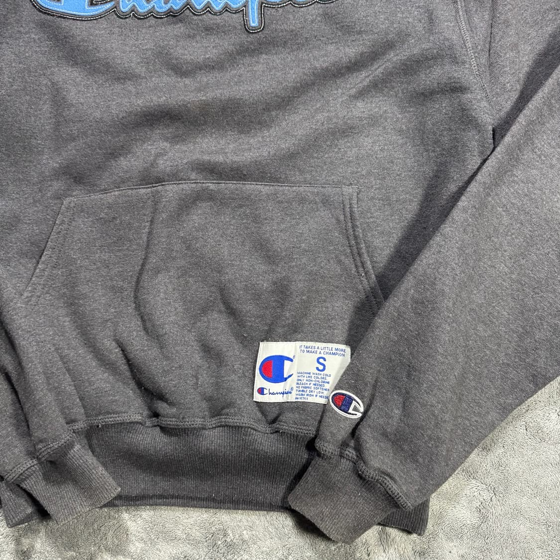 챔피온 빅로고 후드티 상품이미지2