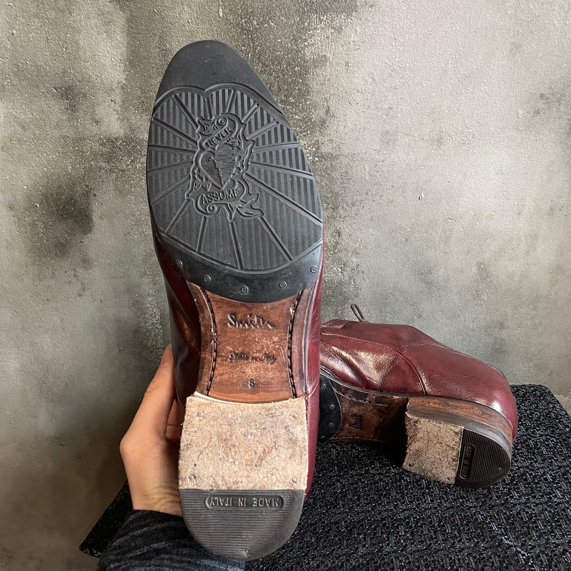 폴 스미스 2-아일렛 버건디 더비 상품이미지10