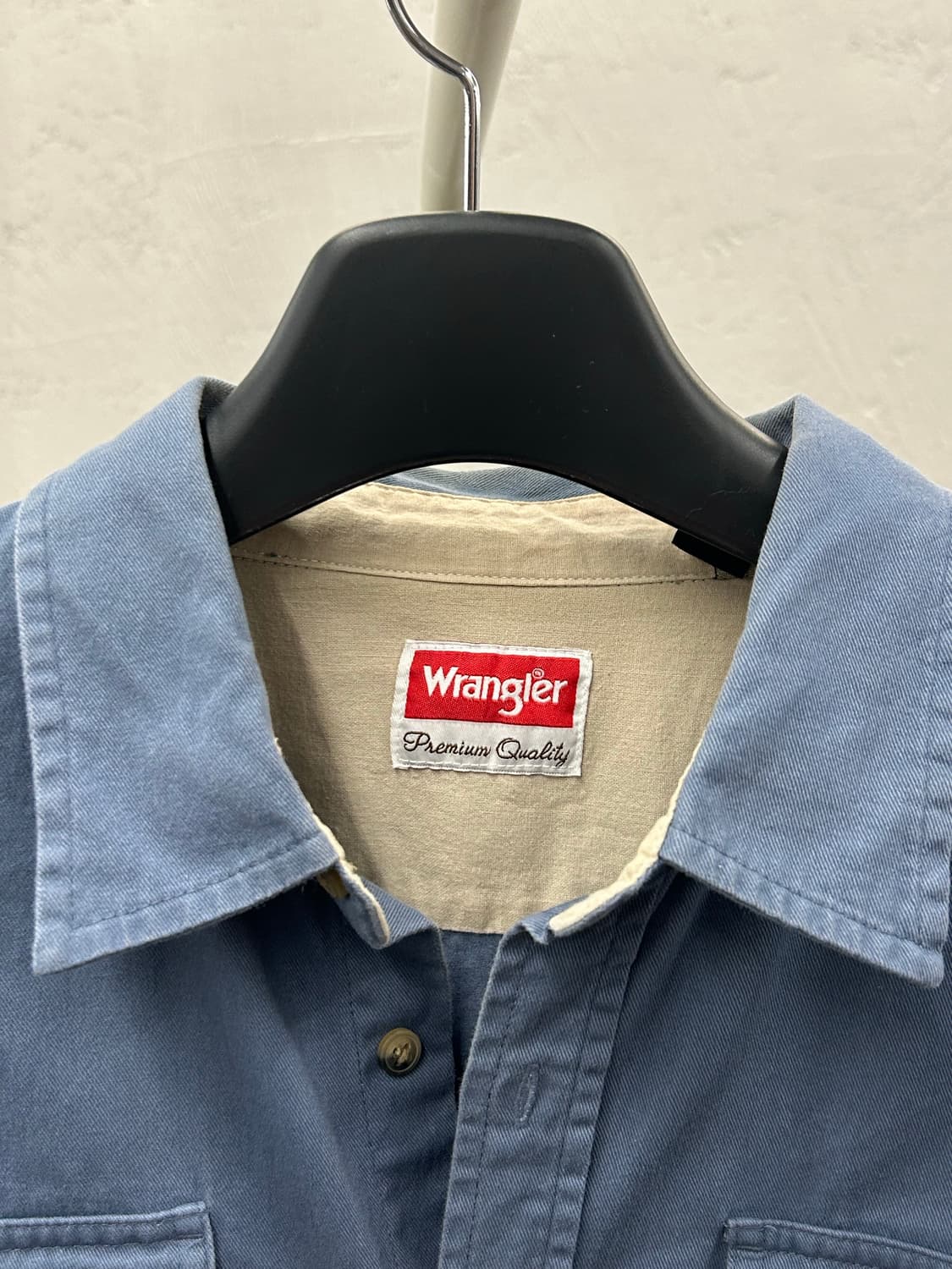 랭글러(wrangler) 블루 긴팔 셔츠 상품이미지5