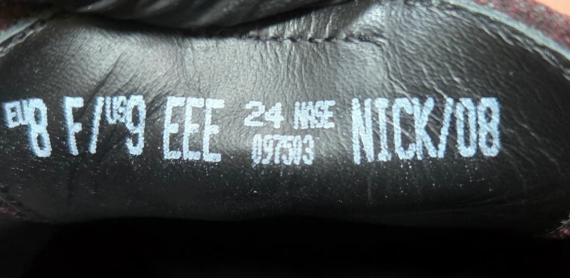 발리 275mm- 남성용 니옹 레더 슈즈 미드 브라운 상품이미지7