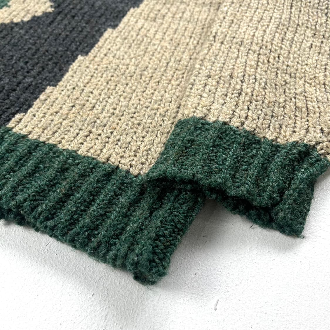 [M] 일본 빈티지 패턴 혼방 니트 스웨터 상품이미지3