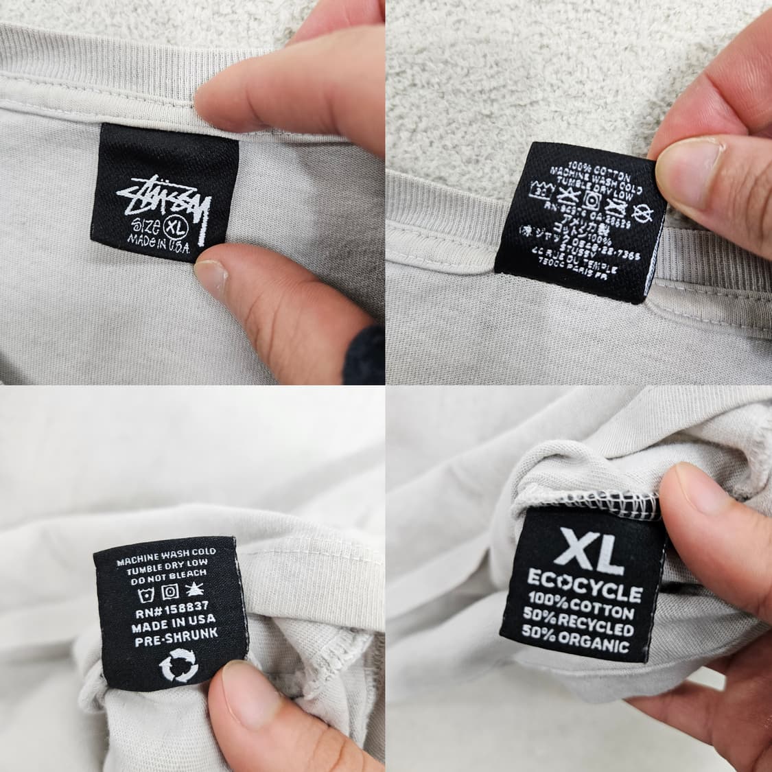 스투시 아워레가시 반팔티 XL 상품이미지4