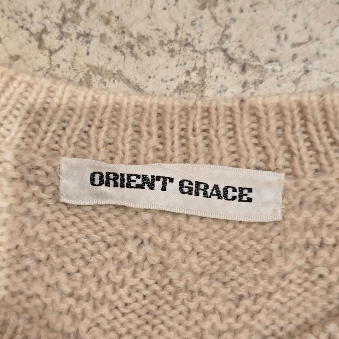 ORIENT GRACE 울100% 니트 스웨터 상품이미지5