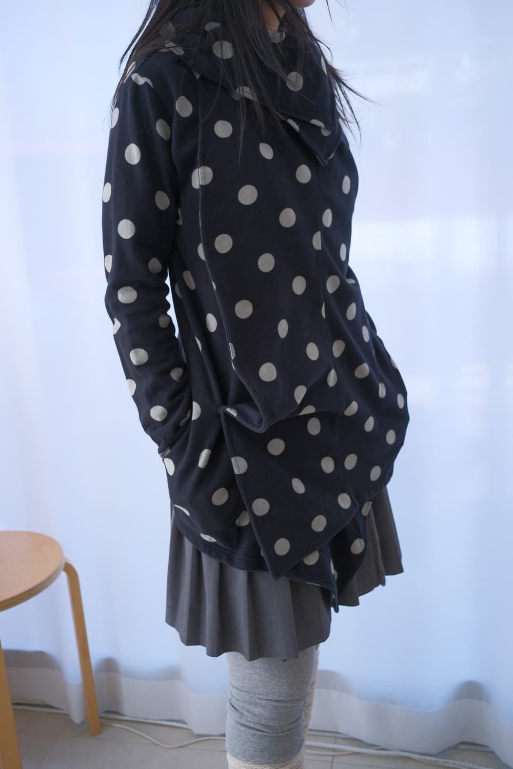 Dot drape jacket 상품이미지1