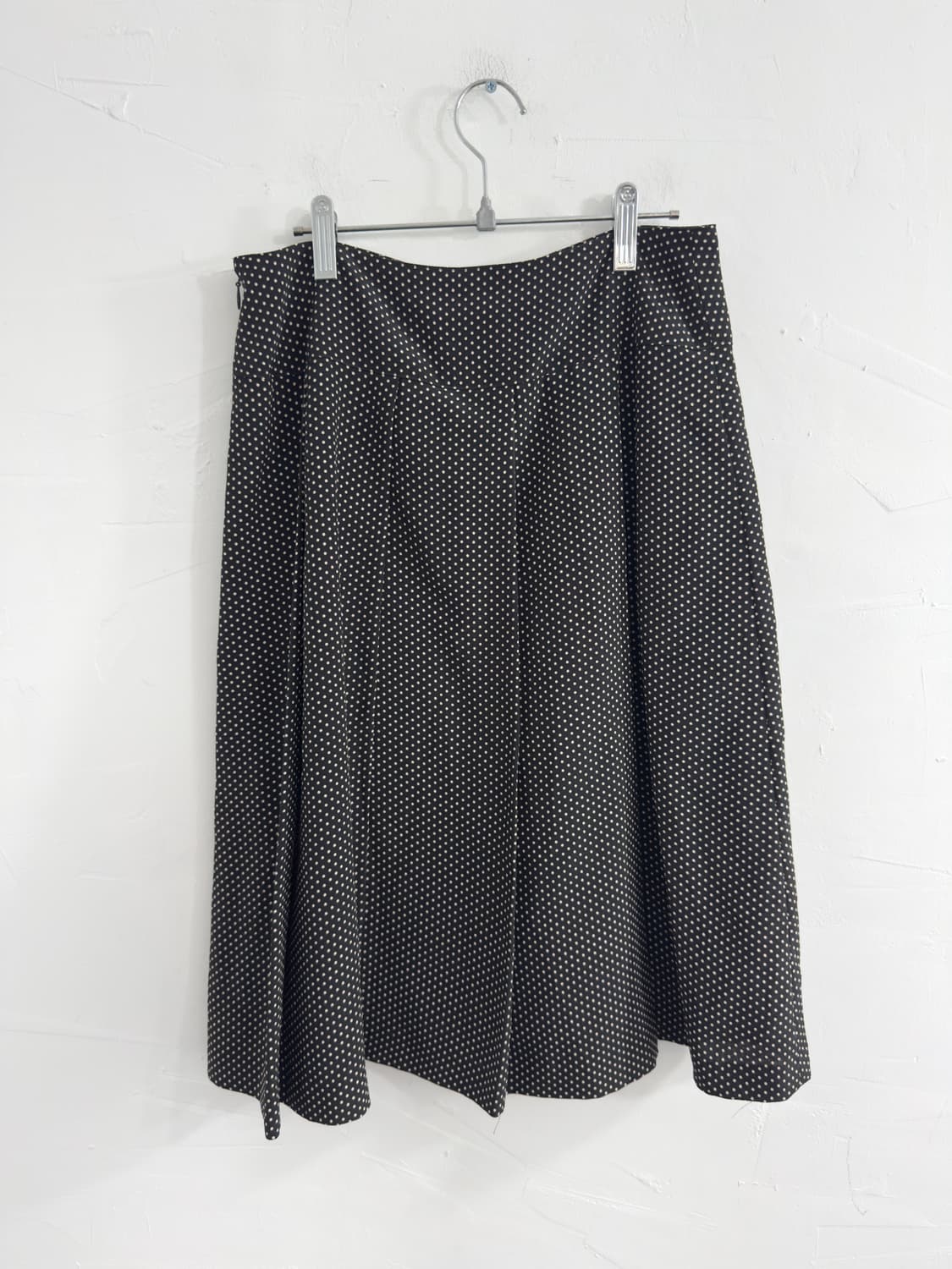 style com dot pleats Skirt 상품이미지5