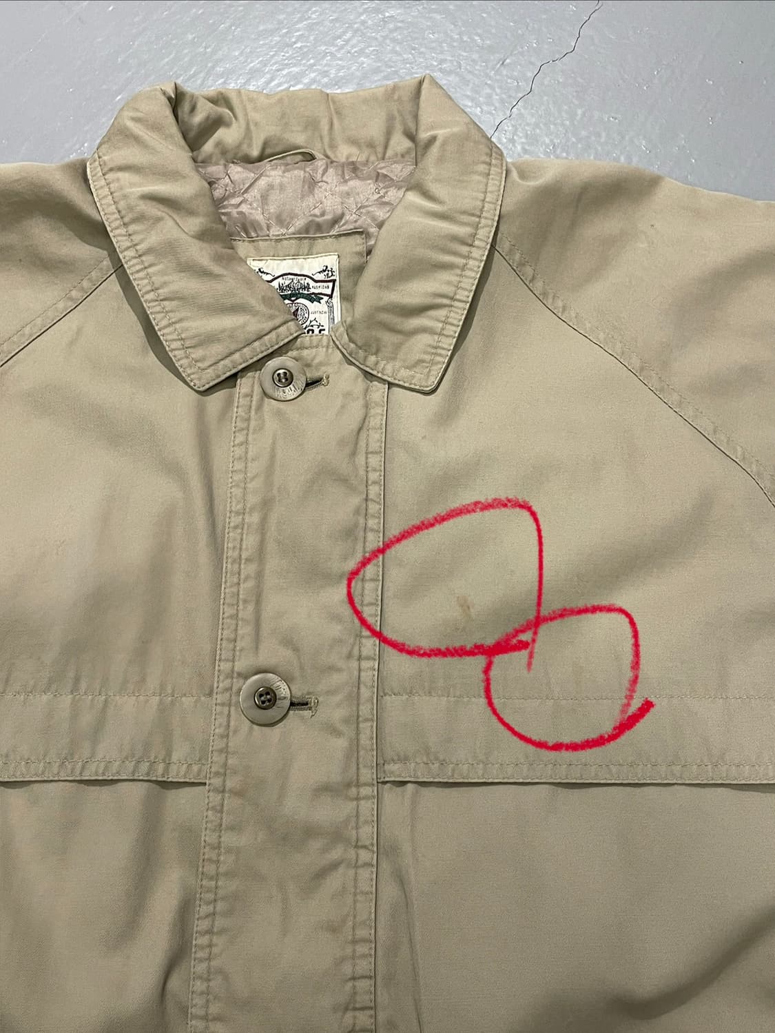 빈티지 사파리 헌팅 자켓 상품이미지8