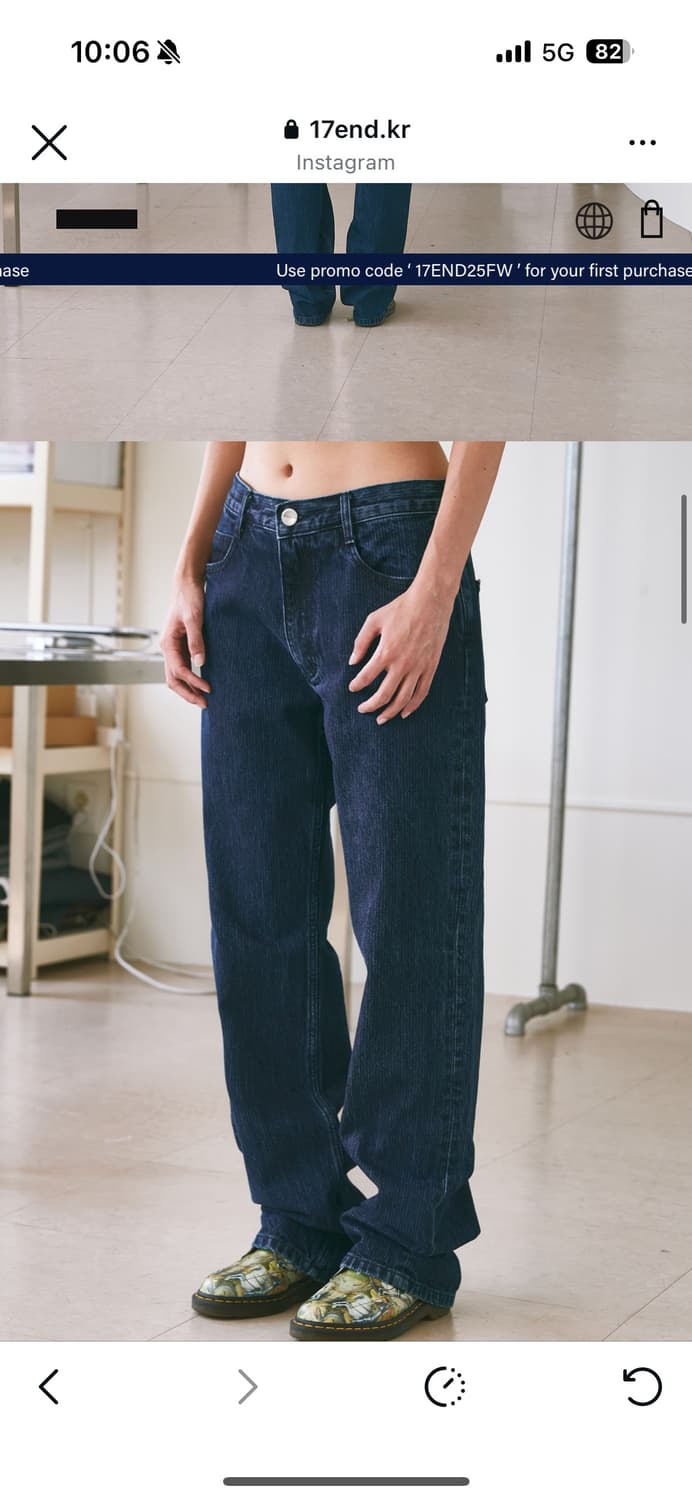 17end 009 스트라이프 데님 상품이미지1