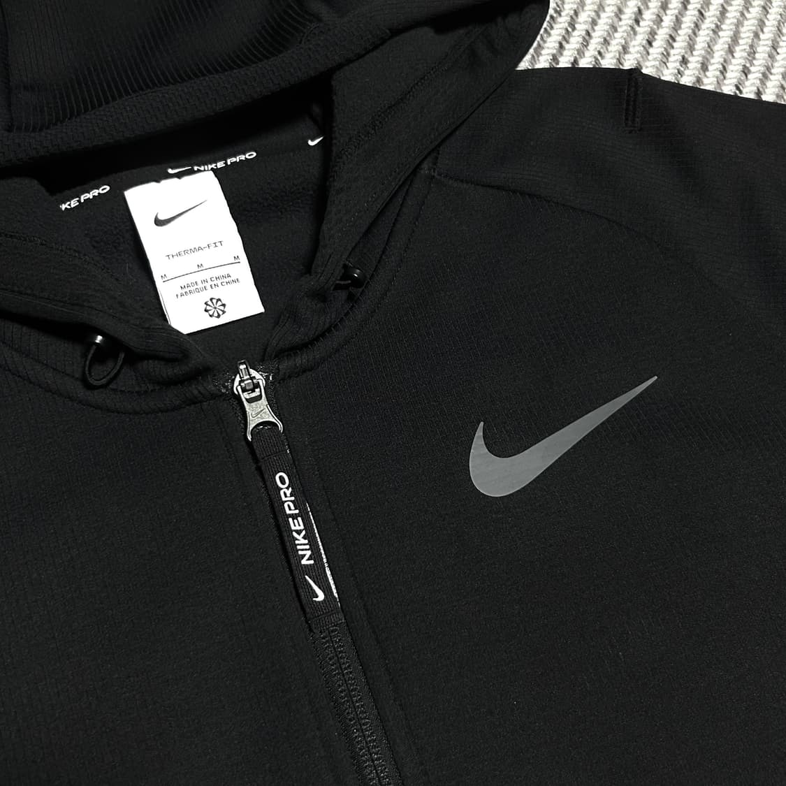 [M] Nike Pro 나이키 프로 신형 써마핏 기모 후드집업 자켓 상품이미지5