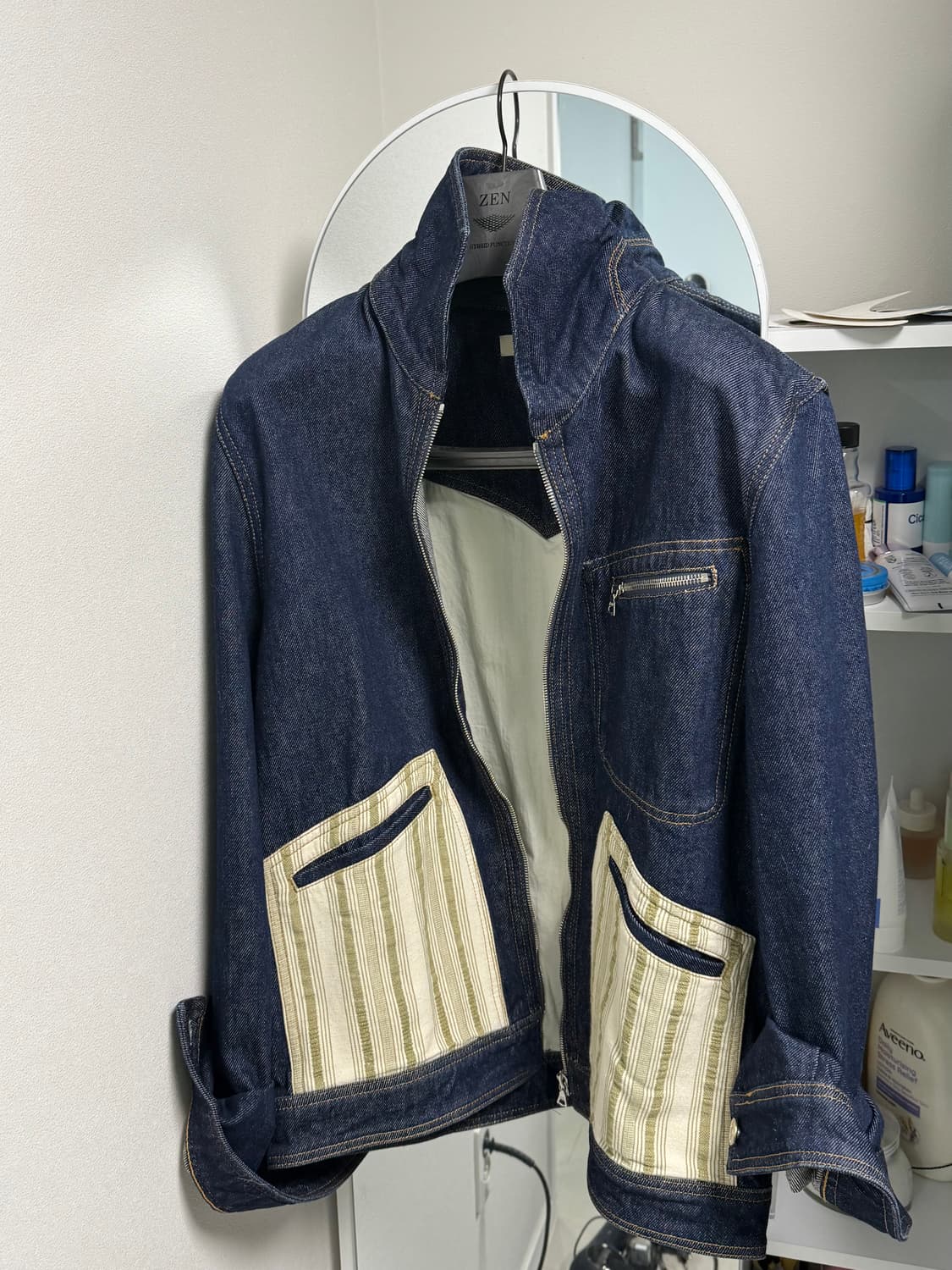 웨일즈보너 청자켓 52사이즈 상품이미지1