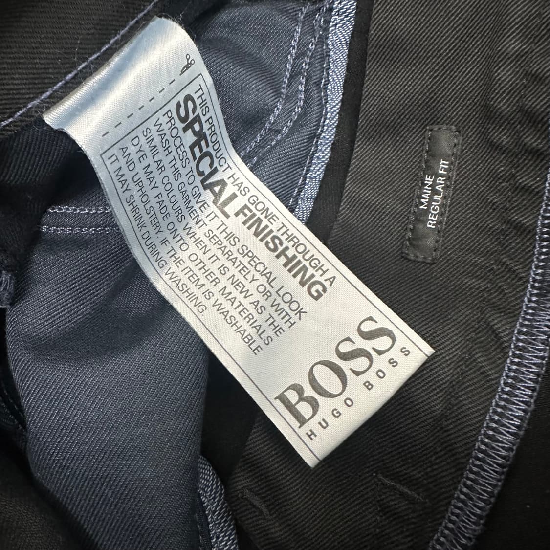 HUGO BOSS 휴고보스 데님 흑청바지 블랙진 레귤러핏 상품이미지9