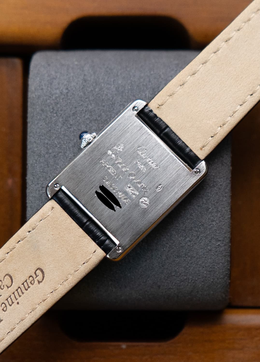 까르띠에 머스트 탱크 다이아 LM 쿼츠 빈티지 시계 상품이미지2