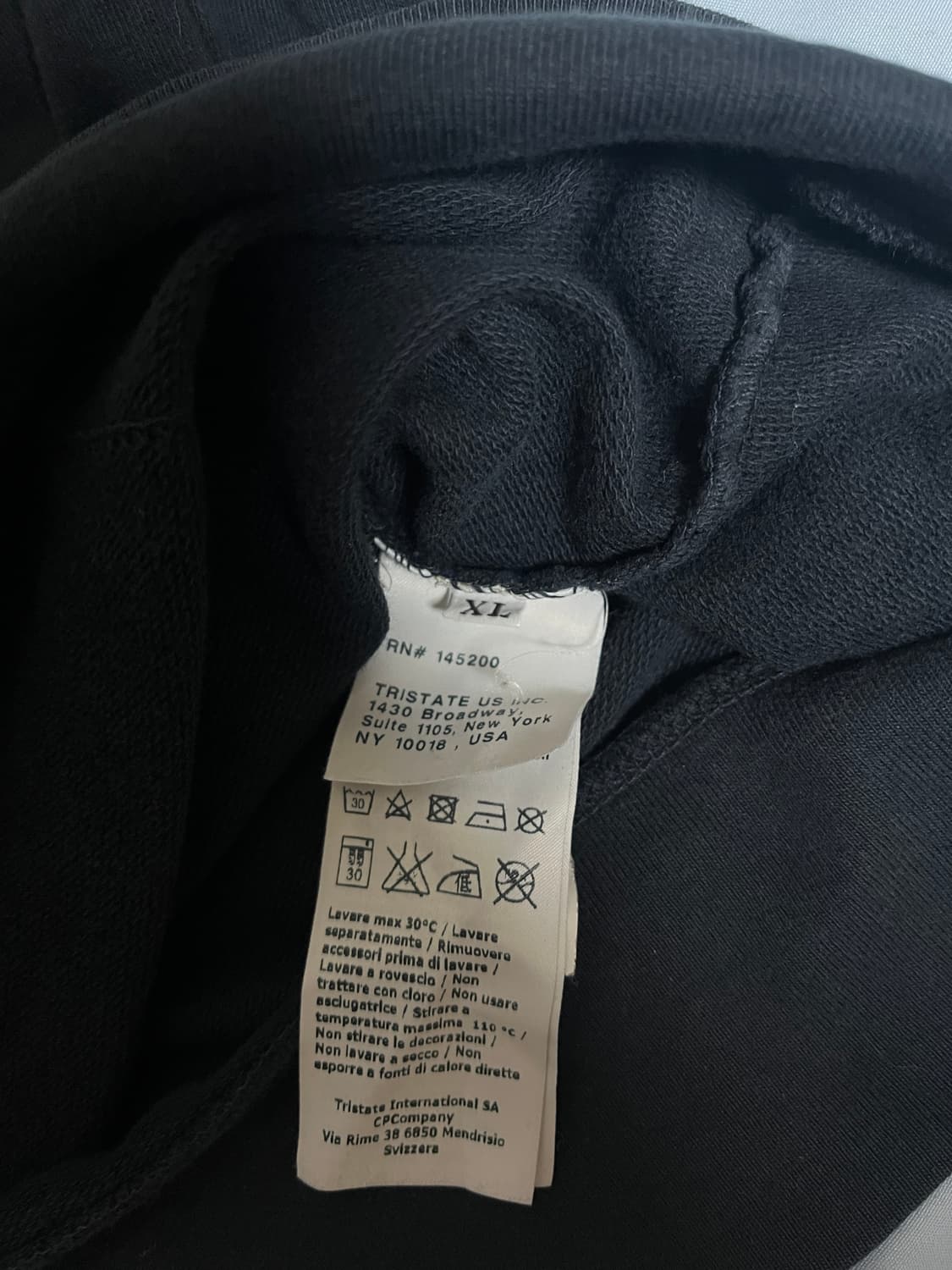 CP컴퍼니 블랙 후드집업 XL 상품이미지4