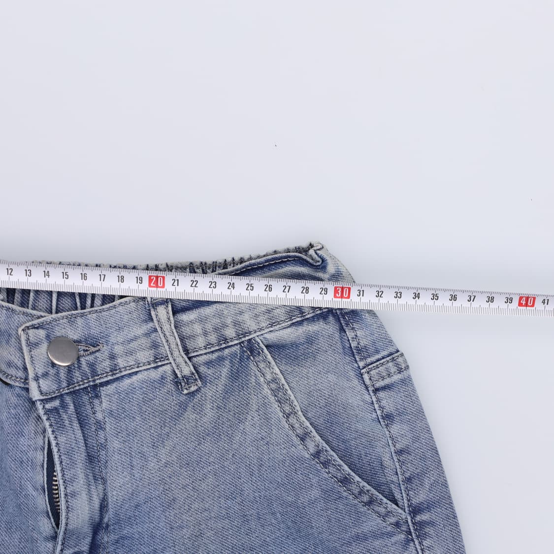 실측확인 빈티지 여성 카고 데님팬츠 0417H1 상품이미지7