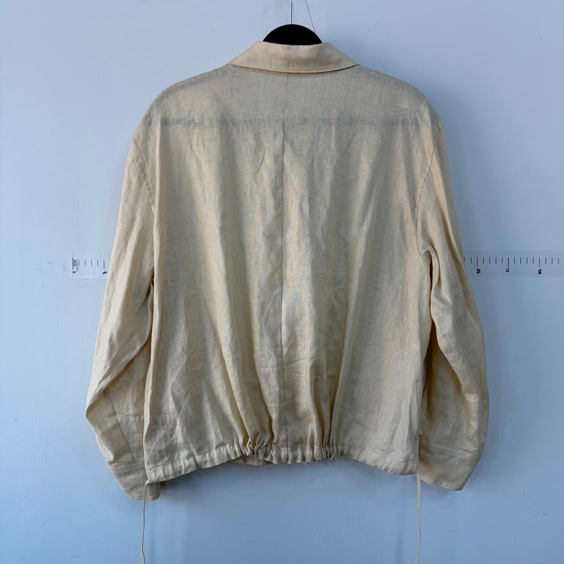 더엣지 아이보리 린넨 남방 자켓 상품이미지4