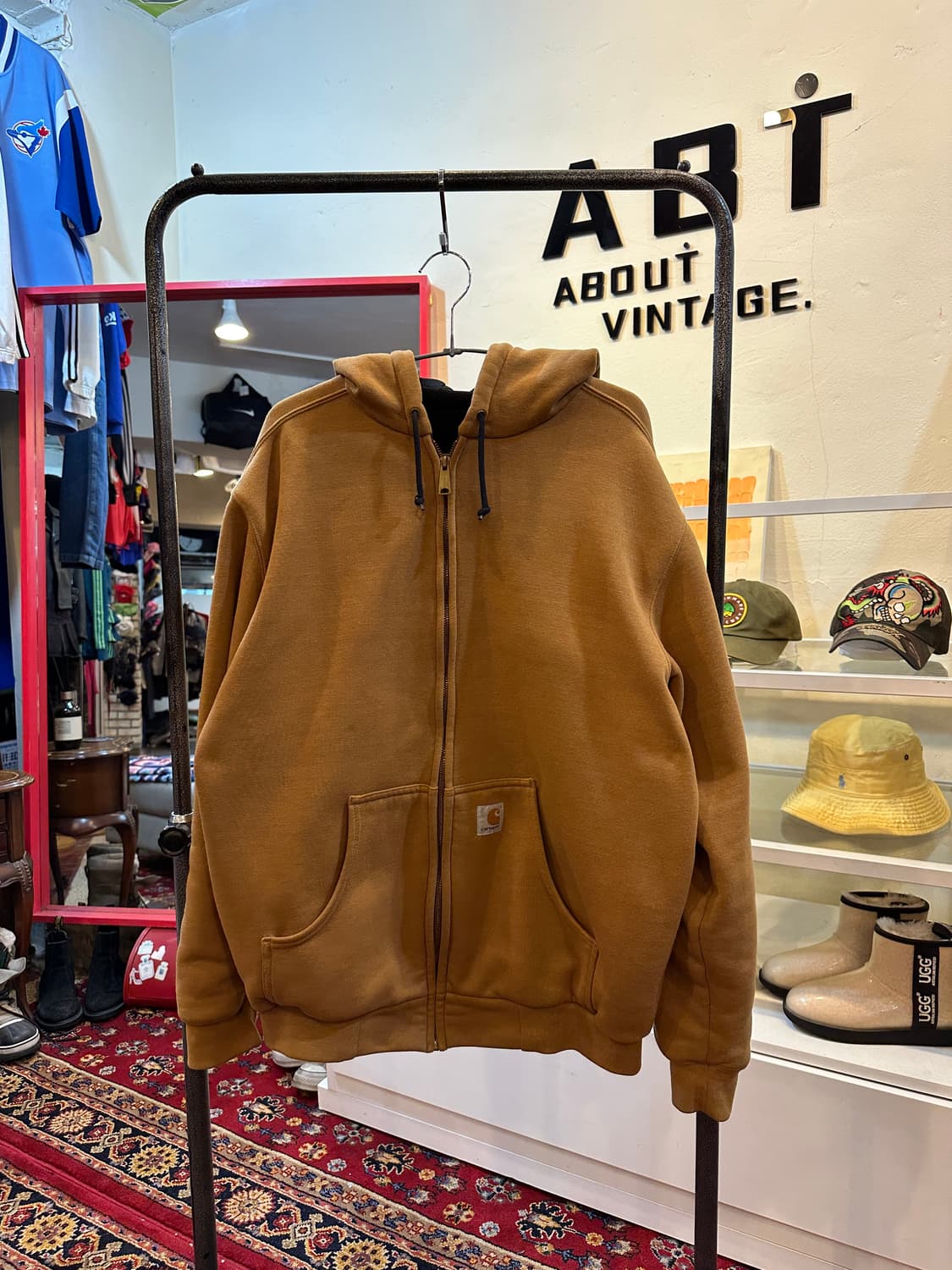 칼하트 레인디펜더 써멀 방수 후드집업 M 상품이미지1