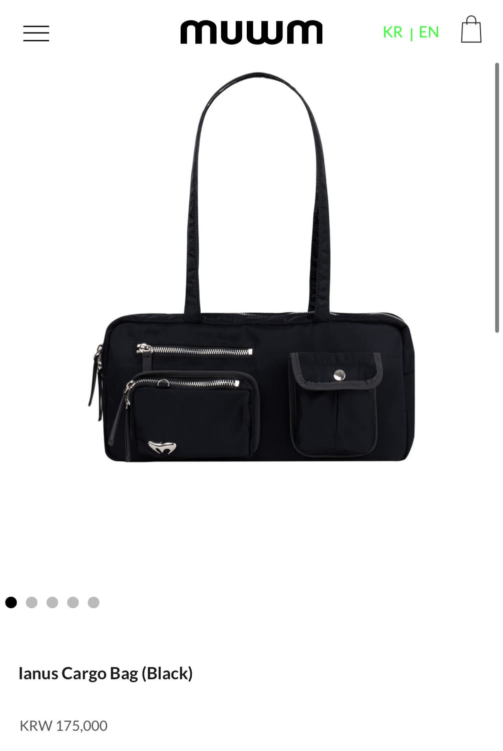 [muwm]무음 라누스 카고 숄더백 상품이미지1