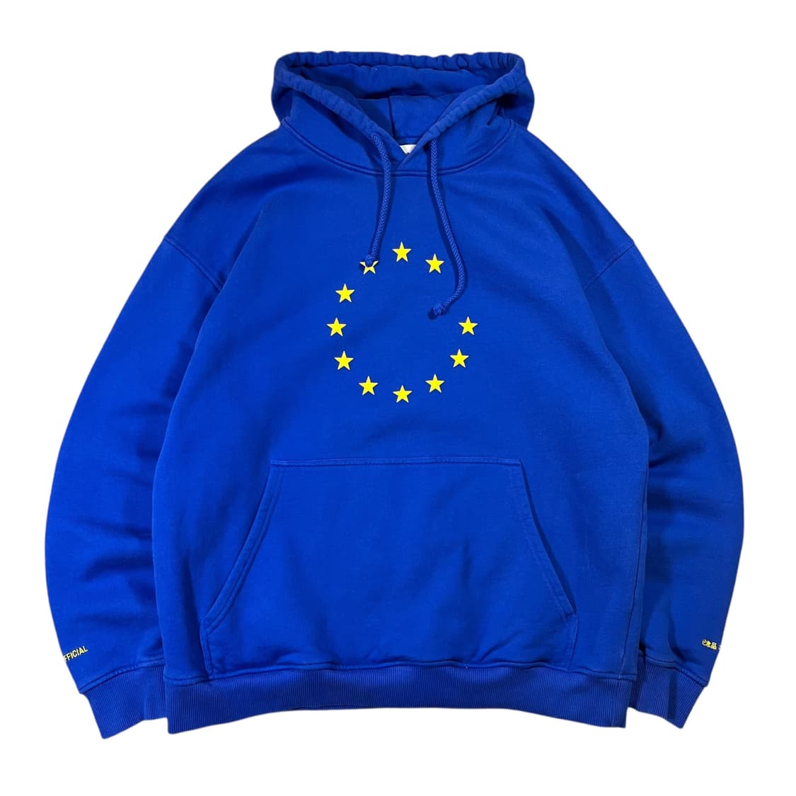 수베니어 오피셜 유니파이 후드티 블루 상품이미지1