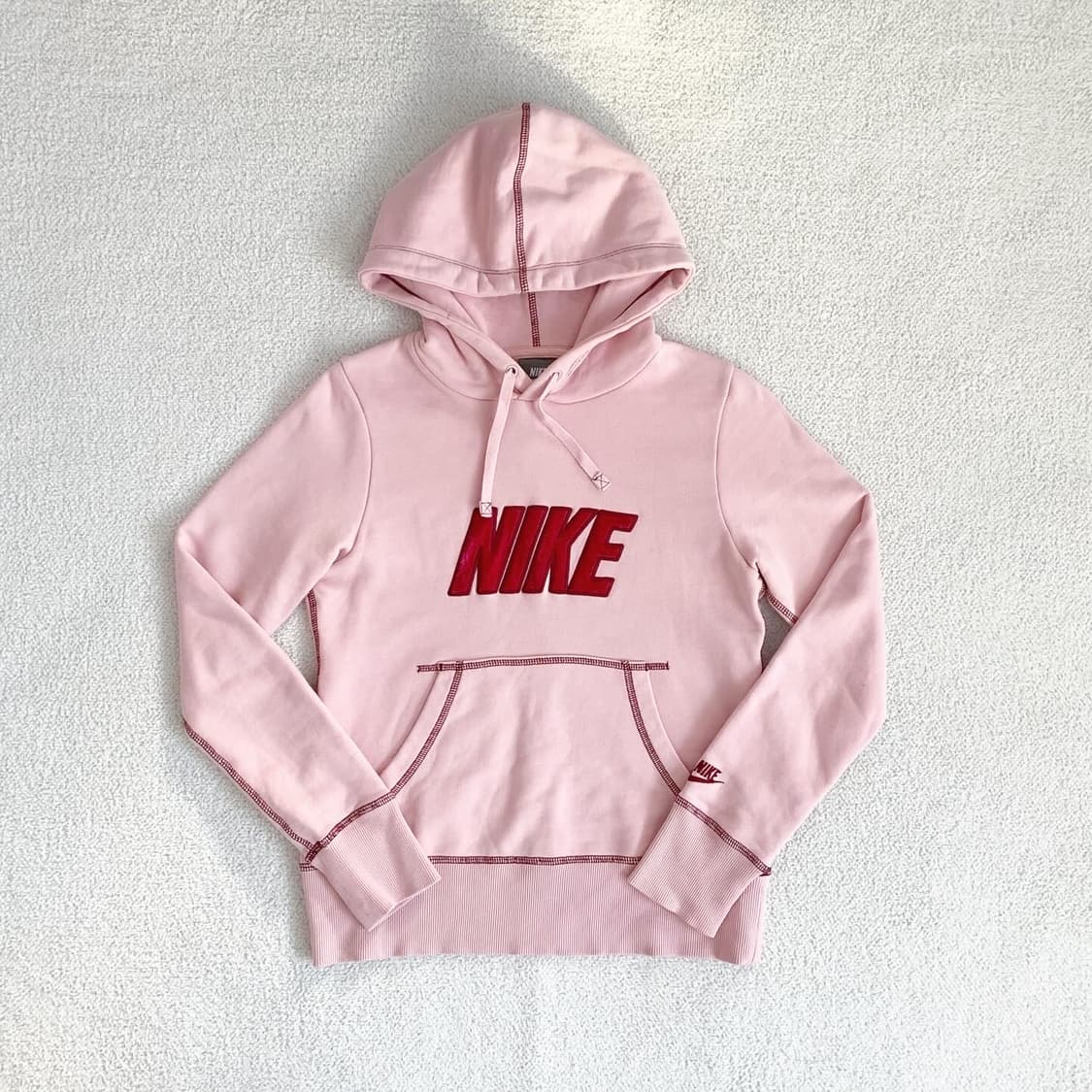 나이키 딸기우유 딱붙핏 후드티 상품이미지1