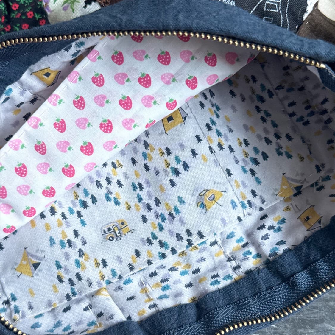 조각보 패치워크 크로스백 상품이미지7