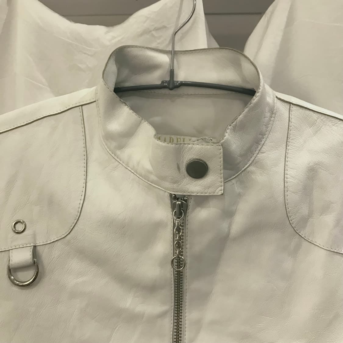 Marella 마렐라 갸루 펑크 레더 자켓 상품이미지7