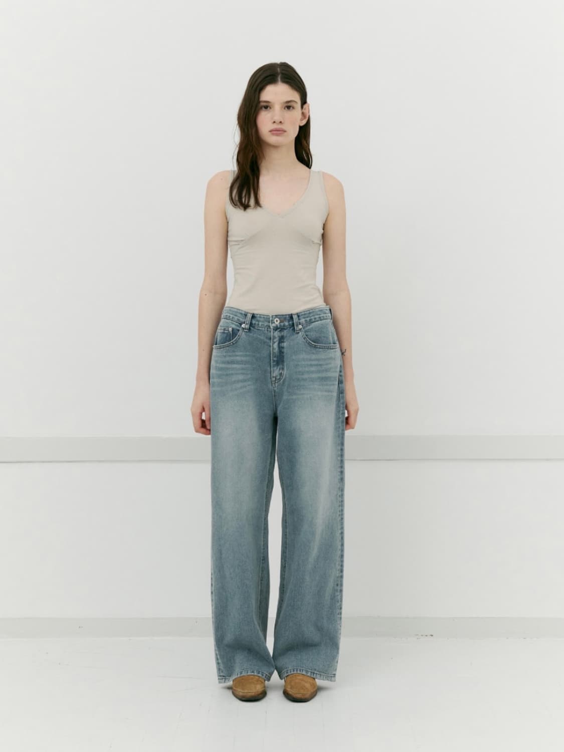 아르토 빈티지 와이드 데님 상품이미지1