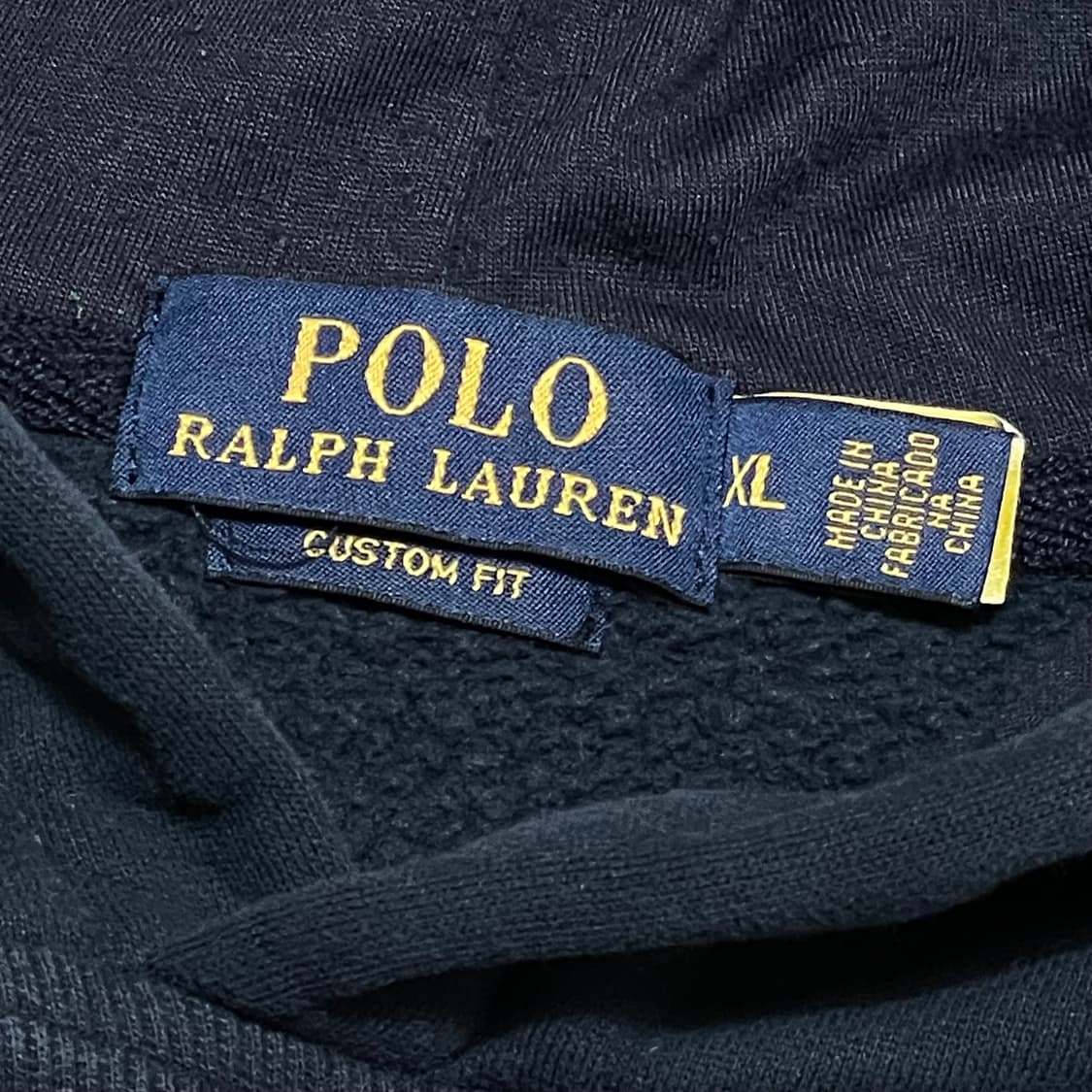 [XL] 폴로 랄프로렌 빈티지 네이비 기모 후드티 상품이미지2