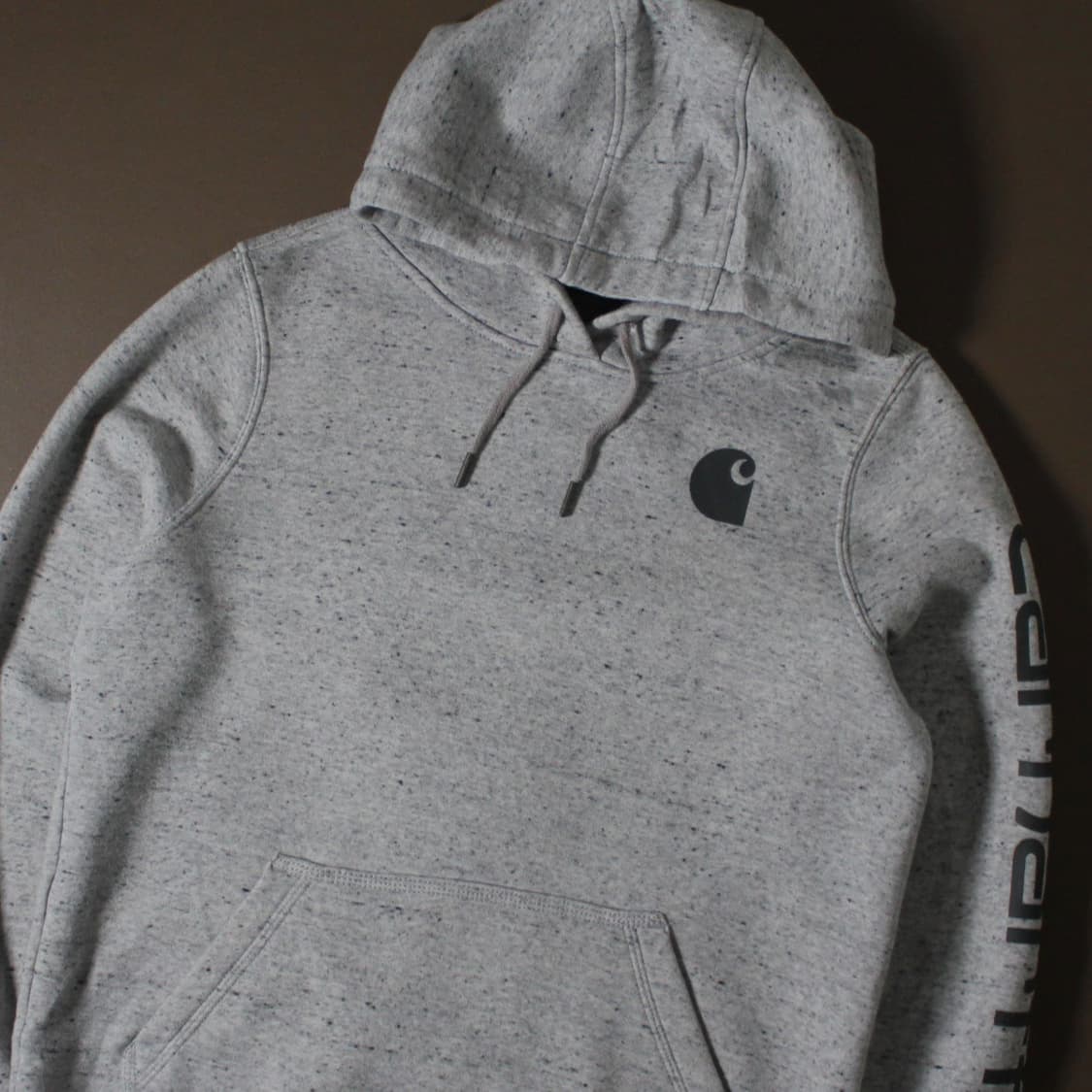 Carhartt 칼하트 기모 로고 프린팅 후드티  상품이미지2