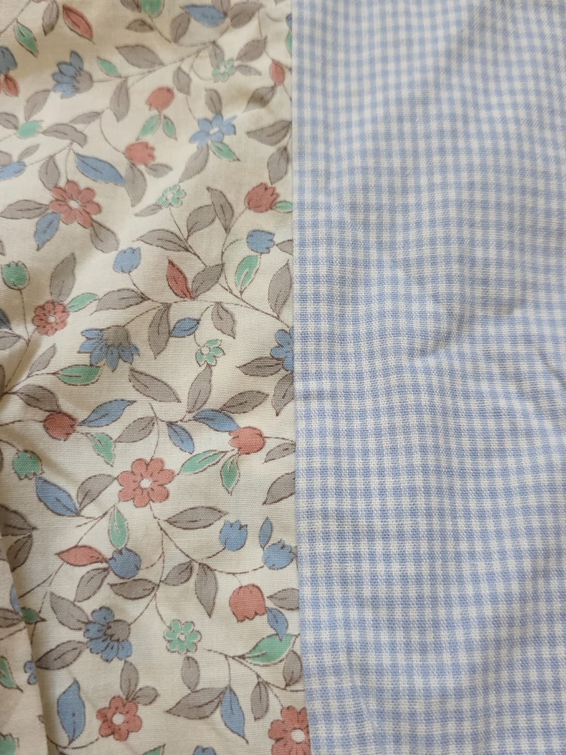 JPN 블루 체크 에이프런 원피스 상품이미지3