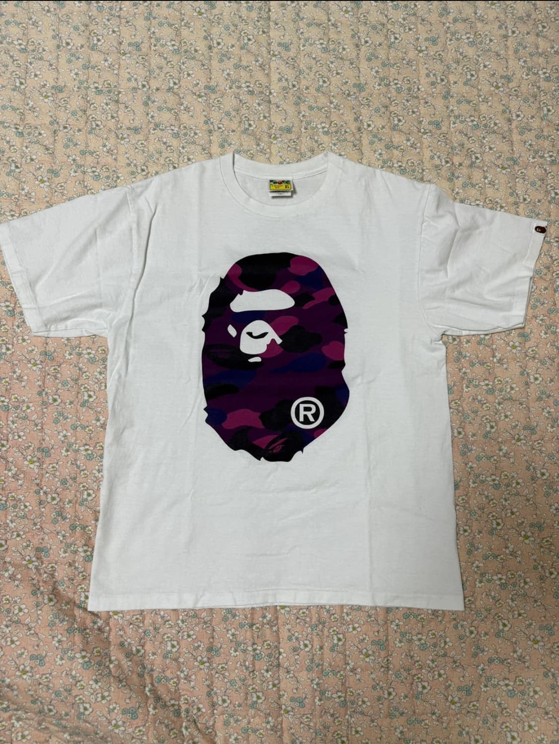 베이프 빅 에이프 퍼플 티셔츠 상품이미지1