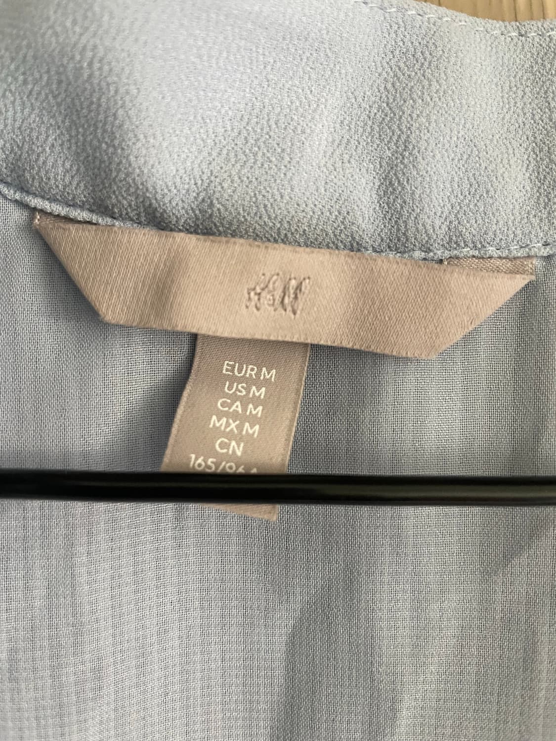 H&M 소라색 모리걸 페어리 셔링 원피스 상품이미지2