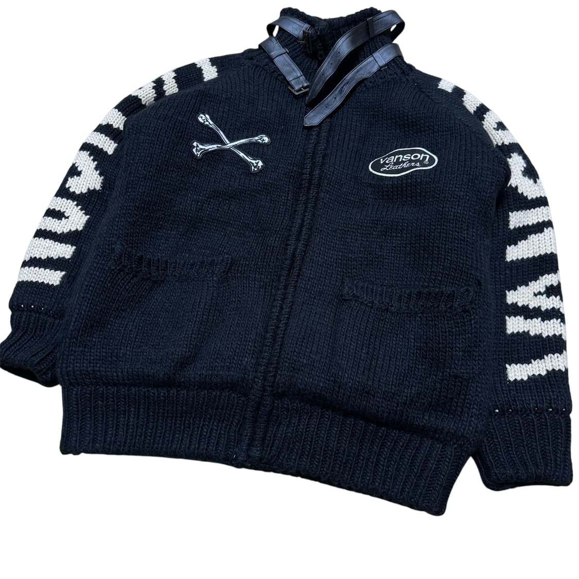 밴슨 본 스컬 코위찬 자켓 상품이미지2