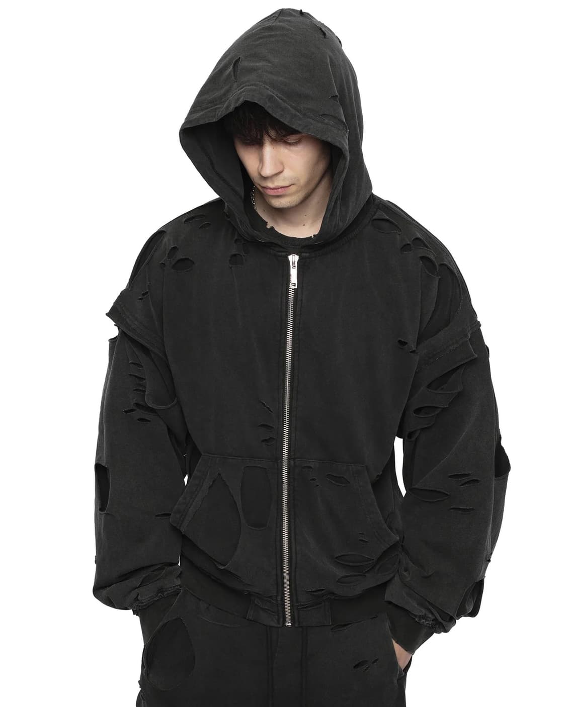 [M] racerworldwide raw hoodie 레이서월드와이드 상품이미지2