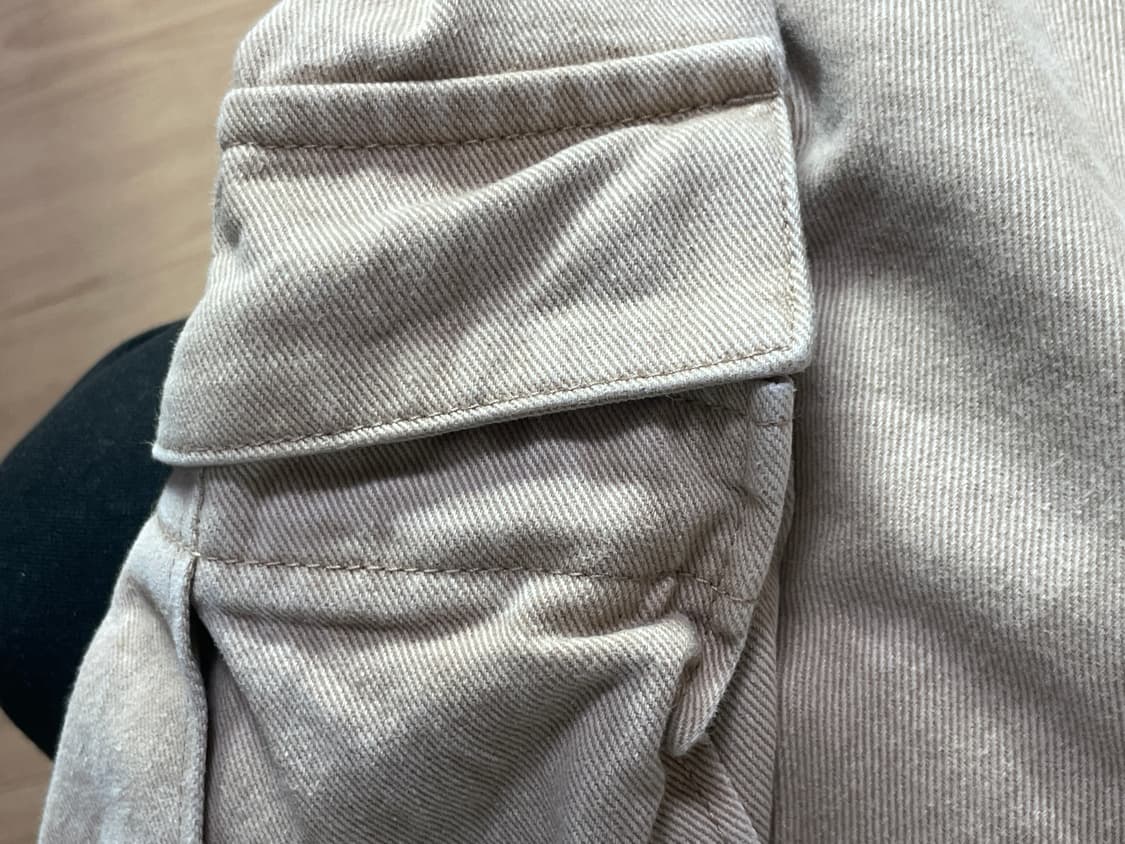 아오이로 히카리 스냅 m65 집 팸츠 카멜 더현대 상품이미지5