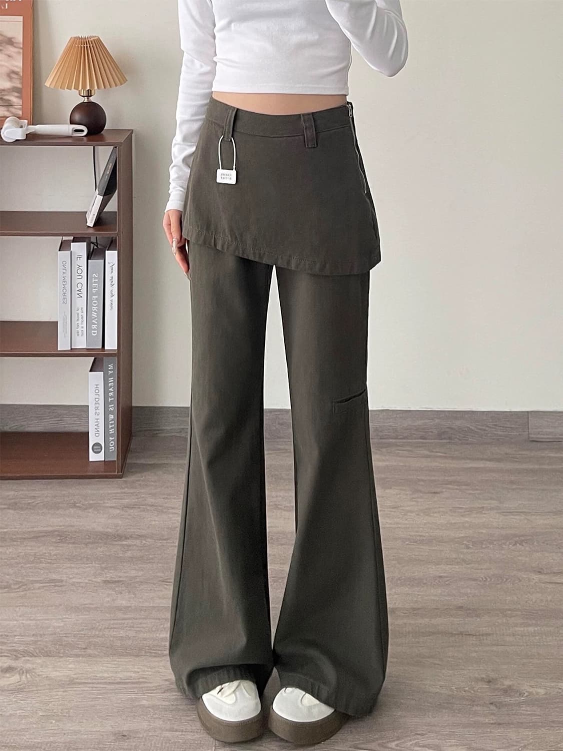 (1) 랩 레이어드 데님 팬츠 상품이미지3