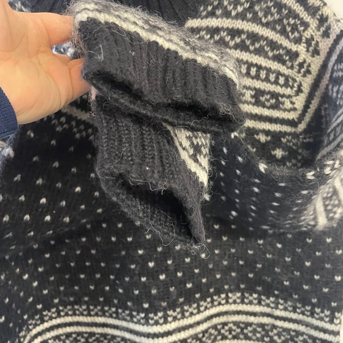 90s 폴로 스포츠 하프집업 니트 상품이미지5