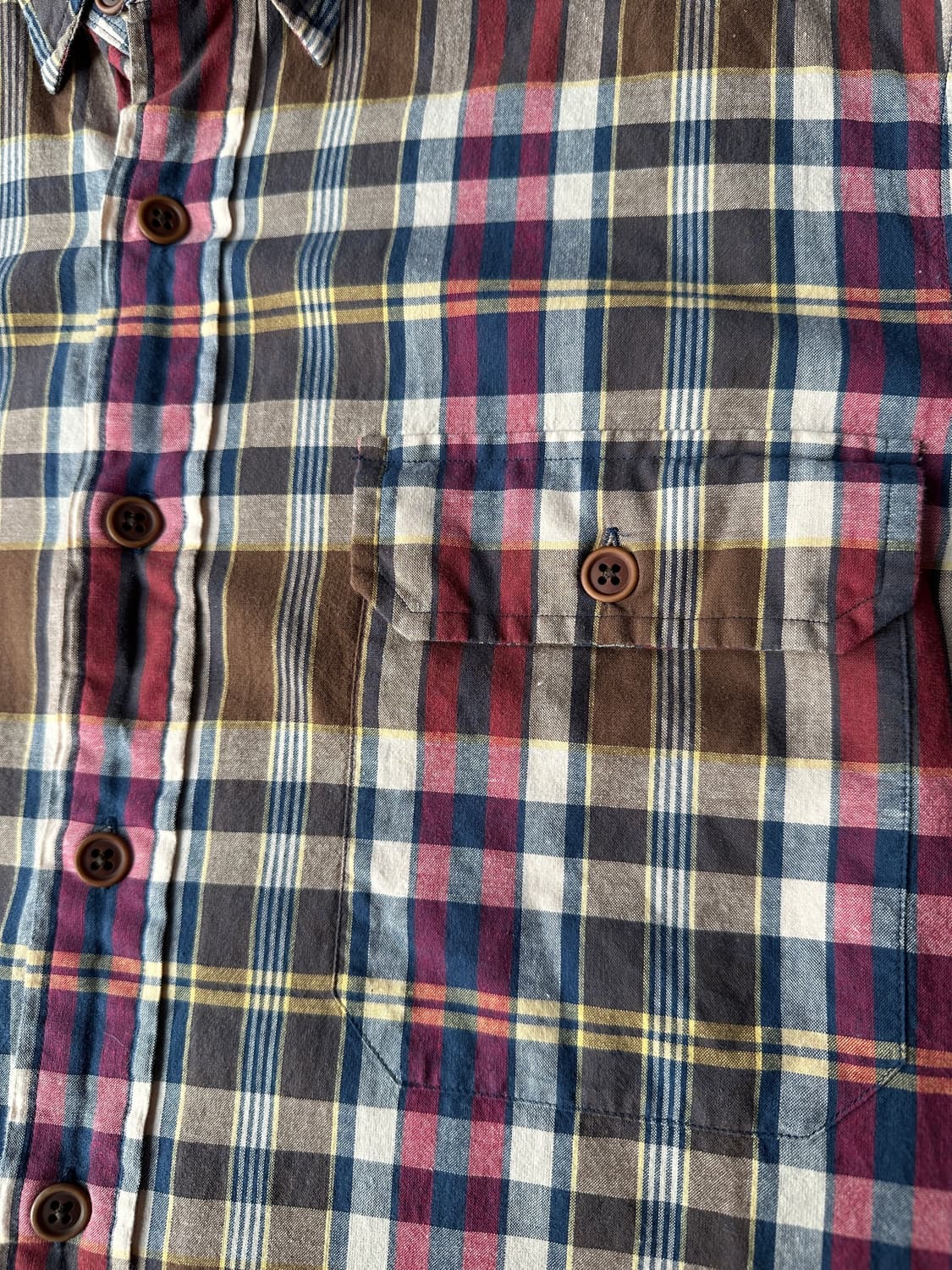 폴로 에폴렛 멀티 체크셔츠 M  상품이미지6