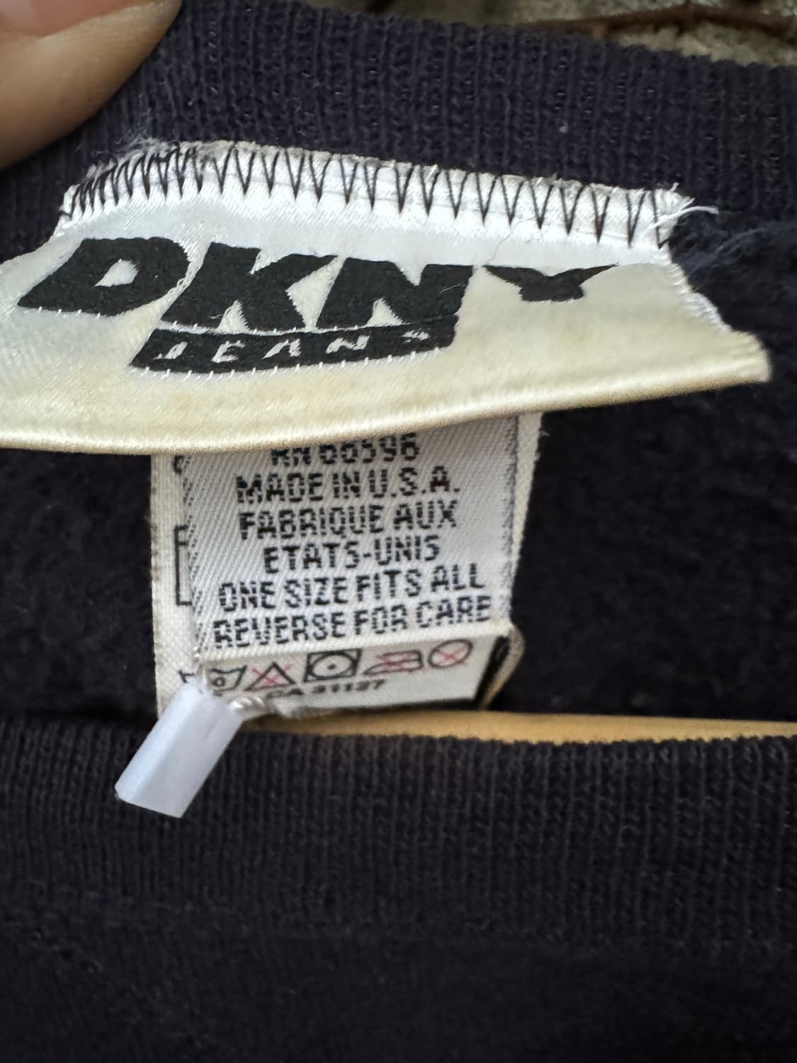 90s DKNY usa made 빈티지 프린팅 빅사이즈 스웻셔츠 맨투맨 상품이미지4