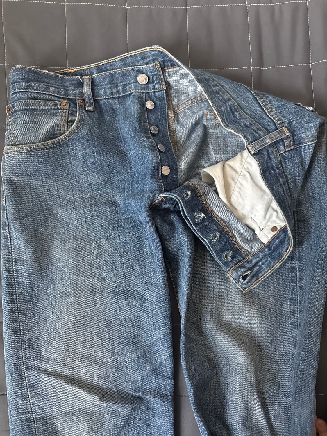 [상태최상] 리바이스 501 중청 (W35 L30) - 수선 없는 오리지 상품이미지2