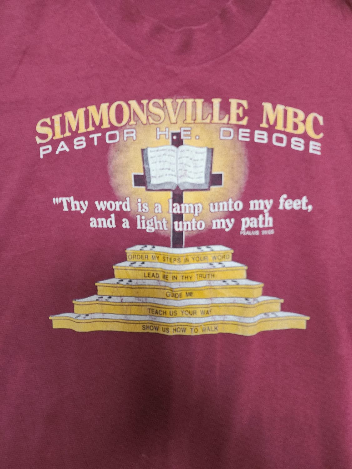 90s SIMMONSVILLE MBC 싱글스티치 티셔츠 4 상품이미지4