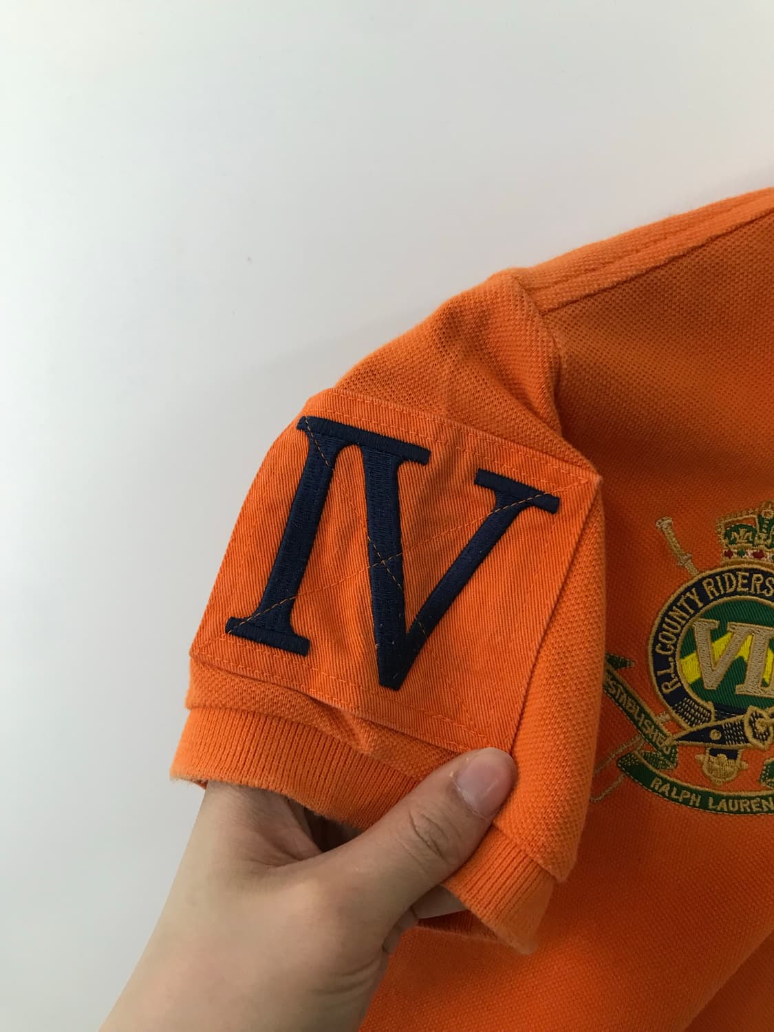 폴로 랄프로렌 빅포니 치프키프 오렌지 반팔 피케 티셔츠 상품이미지4