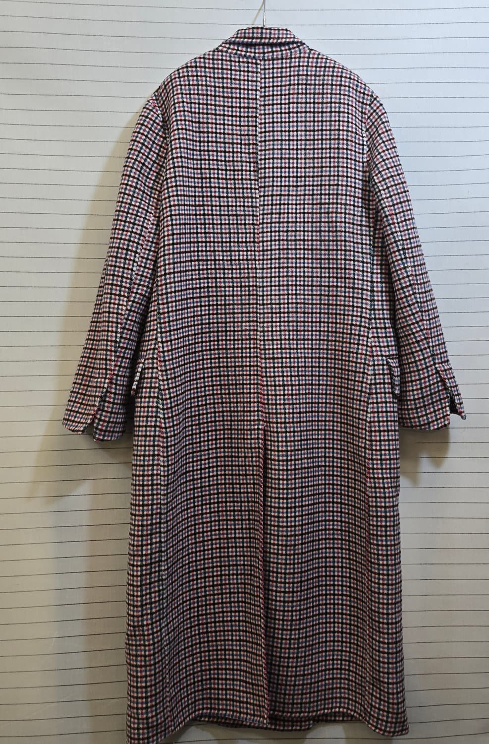 산드로 체크 롱 코트 상품이미지9